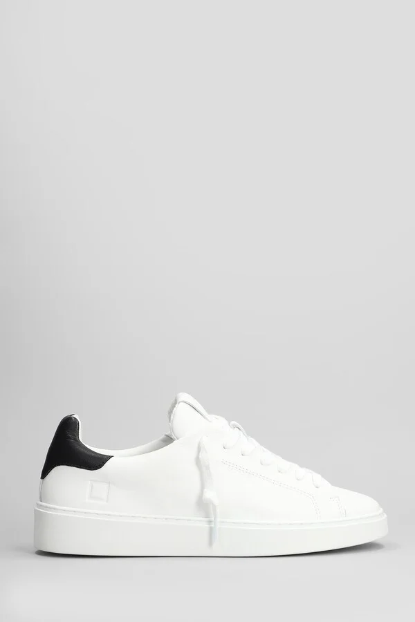 Levante Sneakers In White Leather D.A.T.E.