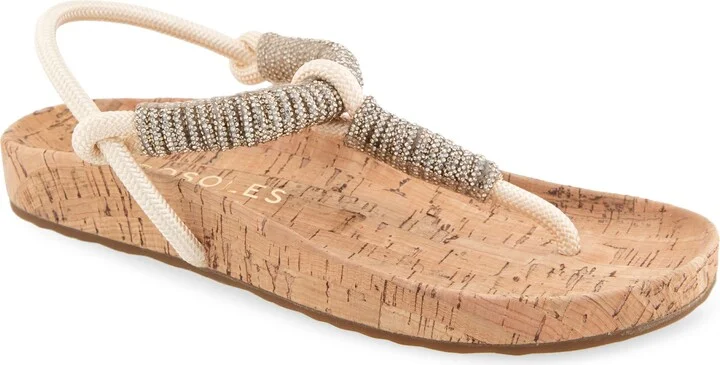 Leve Flatform T-Strap Sandal