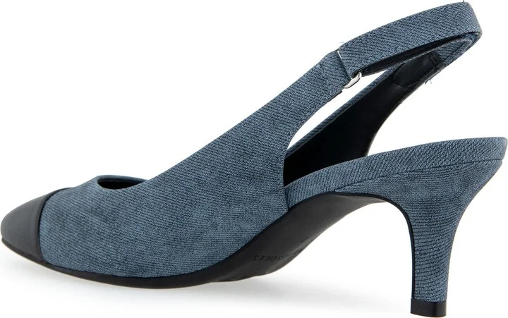 Levi Cap Toe Slingback Pump - Image 8