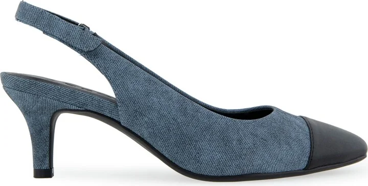 Levi Cap Toe Slingback Pump - Image 10