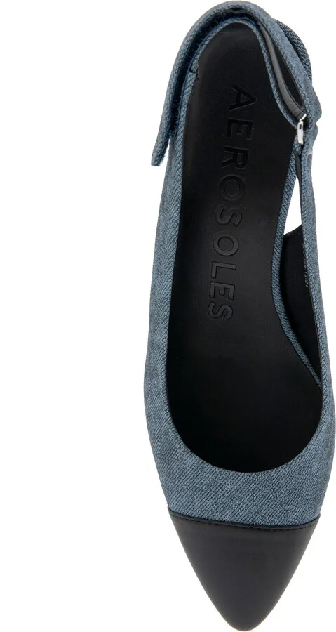 Levi Cap Toe Slingback Pump - Image 11
