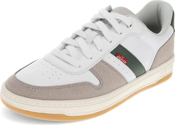 White/Cappuccino/Forest Green