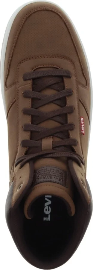 Levi's Men's Drive Hi Cbl High Top Sneakers - Black, Charcoal - Image 8