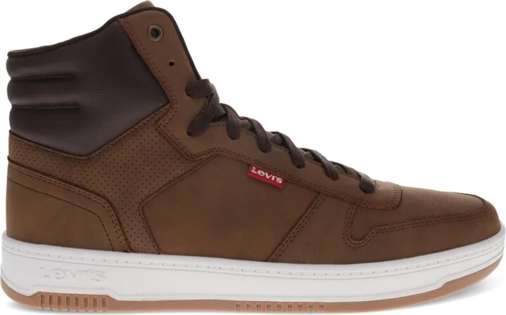 Levi's Men's Drive Hi Cbl High Top Sneakers - Black, Charcoal - Image 11