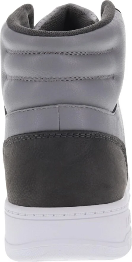 Levi's Men's Drive High Top Faux-Leather Lace-Up Sneakers - Gray, Charcoal - Image 3