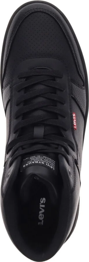 Levi's Men's Drive High Top Faux-Leather Lace-Up Sneakers - Gray, Charcoal - Image 9