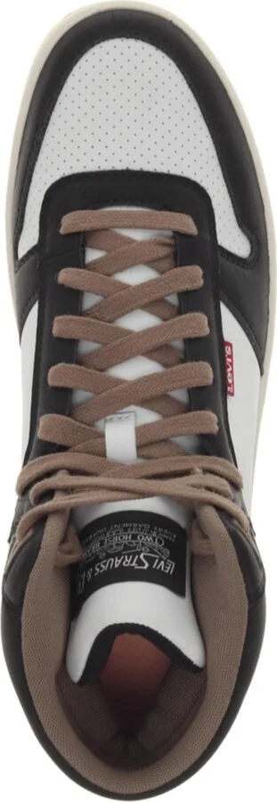 Levi's Men's Drive High Top Sneakers - White, Black - Image 2