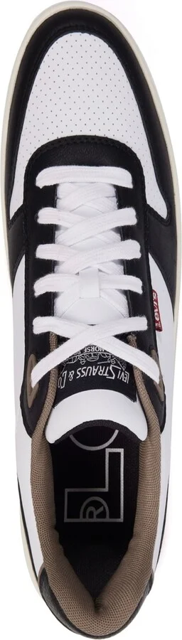 Levi's Men's Drive Lo Lace Up Sneaker - White/Black/Khaki - Image 3