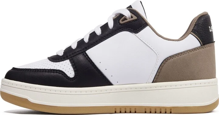 Levi's Men's Drive Lo Lace Up Sneaker - White/Black/Khaki - Image 4