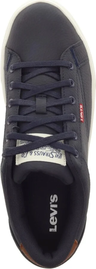 Levi's Men's Jeffrey Lace Up Sneakers - Navy, Tan - Image 2