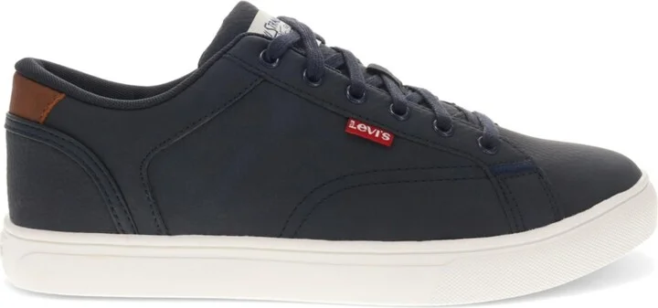 Levi's Men's Jeffrey Lace Up Sneakers - Navy, Tan - Image 5