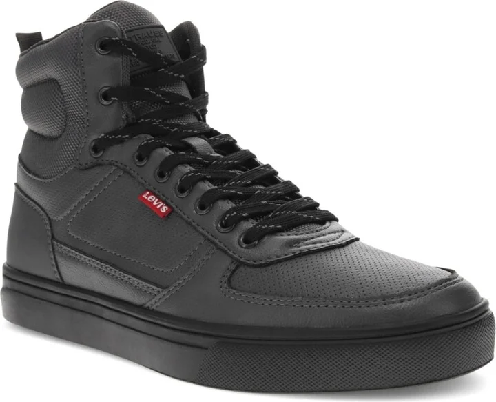 Levi's Men's Liam Hi Nl Lace-Up Sneakers - Charcoal, Black