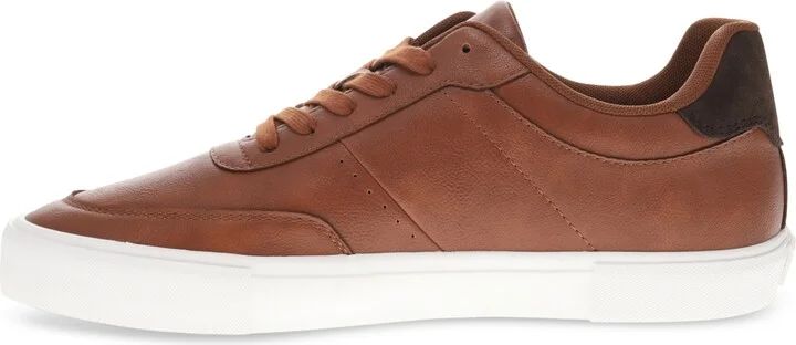 Levi's Men's Munro Faux-Leather Retro Low Top Sneakers - Tan, Brown - Image 6
