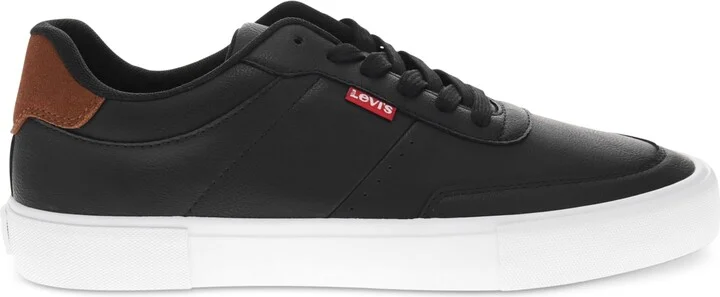 Levi's Men's Munro Faux-Leather Retro Low Top Sneakers - Tan, Brown - Image 7