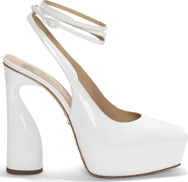 Levitate 130mm patent leather pumps