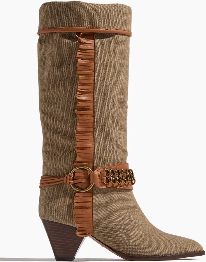 Levon Boots in Khaki - Image 5