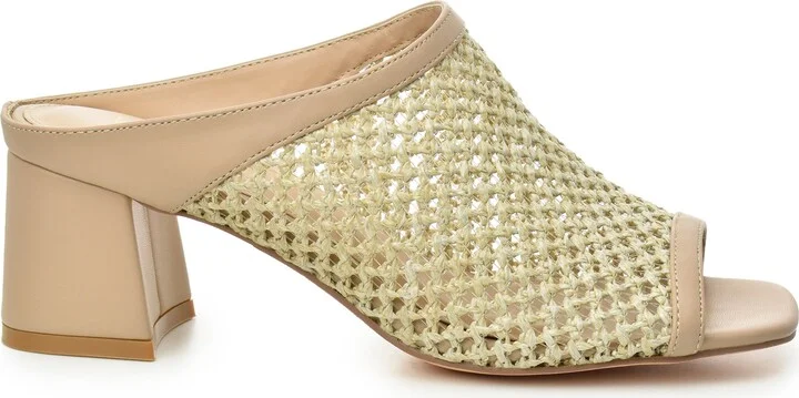 Levot Braided Raffia Mule - Image 5