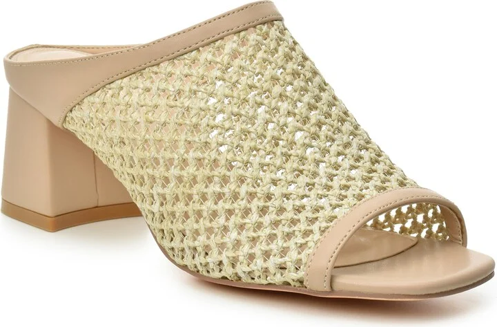 Levot Braided Raffia Mule