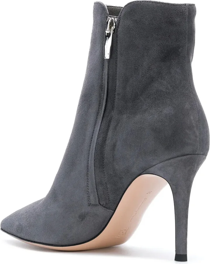 Levy 85mm suede ankle boots - Image 3