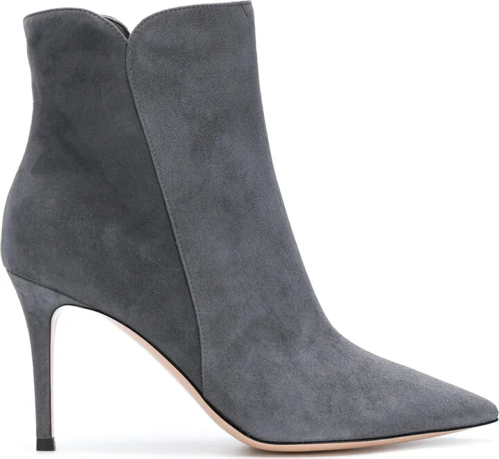 Levy 85mm suede ankle boots