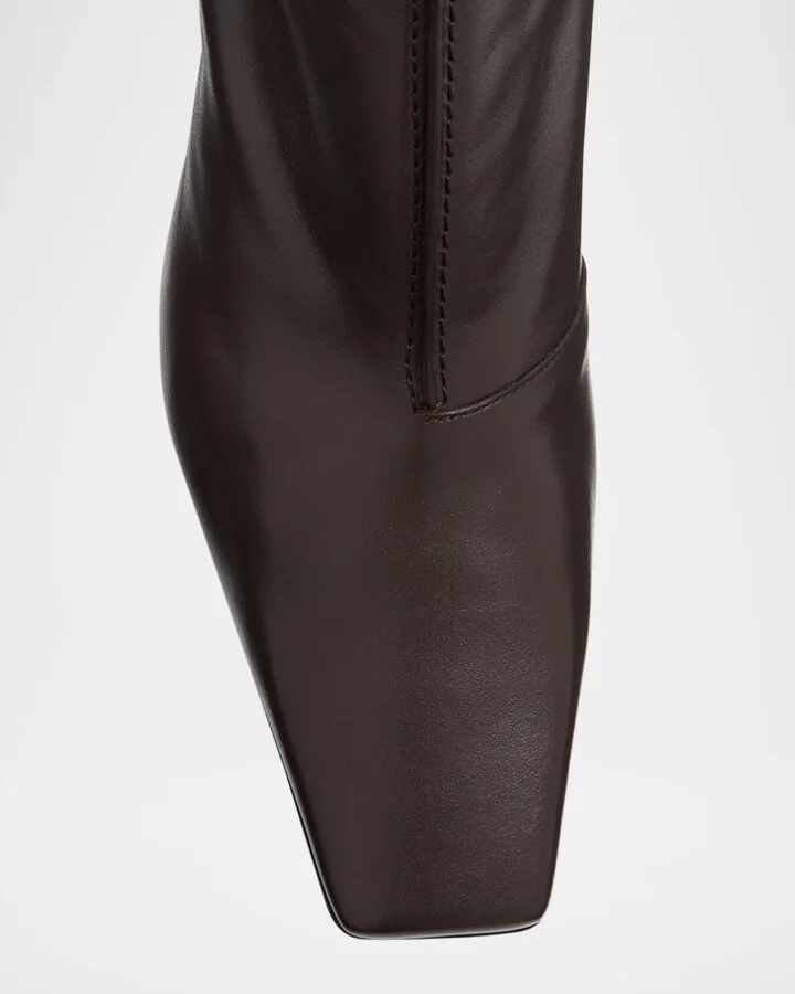 Lewis Calfskin Leather Knee Boots - Image 2