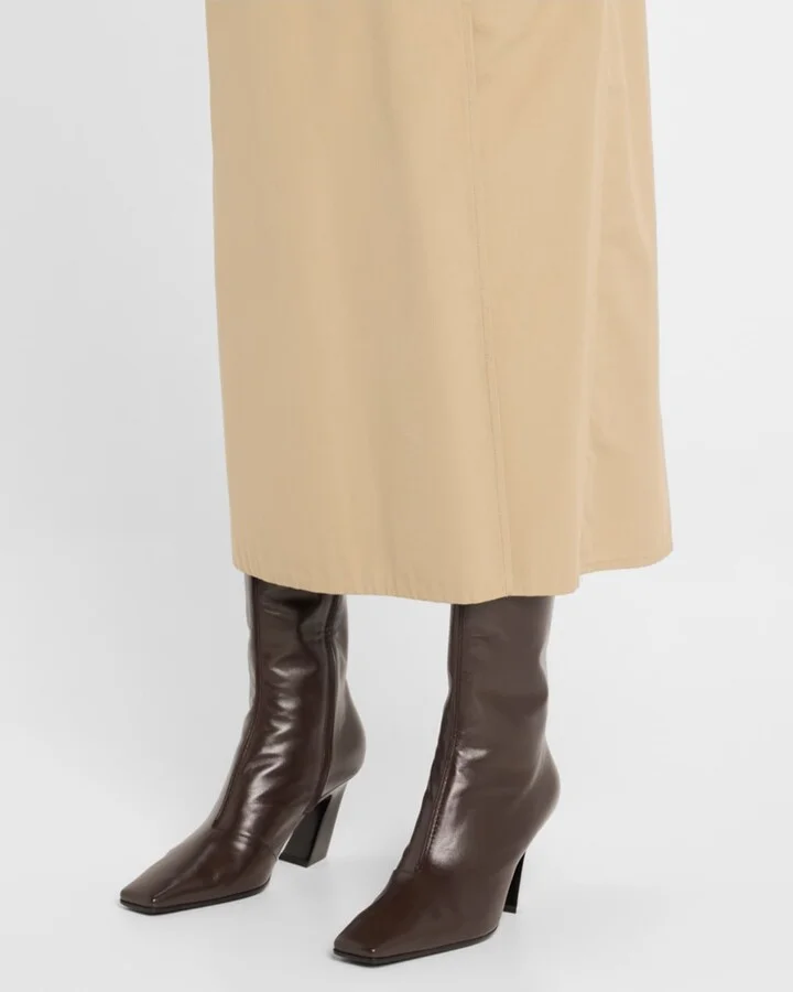 Lewis Calfskin Leather Knee Boots - Image 4