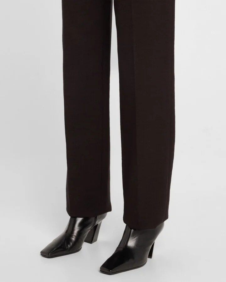Lewis Leather Square-Toe Ankle Boots - Image 4