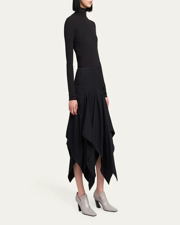 Lewis Lizard-Embossed Loafer Pumps - Image 7