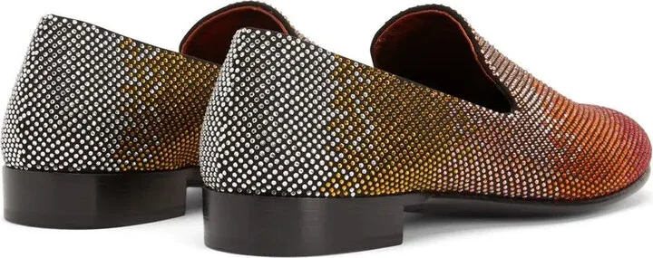 Lewis Sparkle crystal-embellished loafers - Image 3