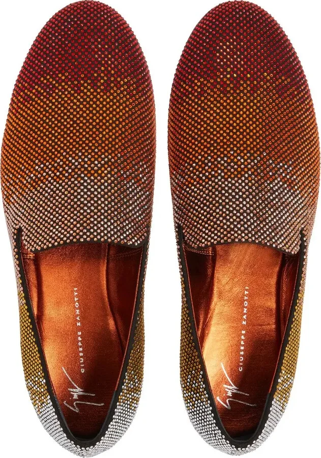 Lewis Sparkle crystal-embellished loafers - Image 4
