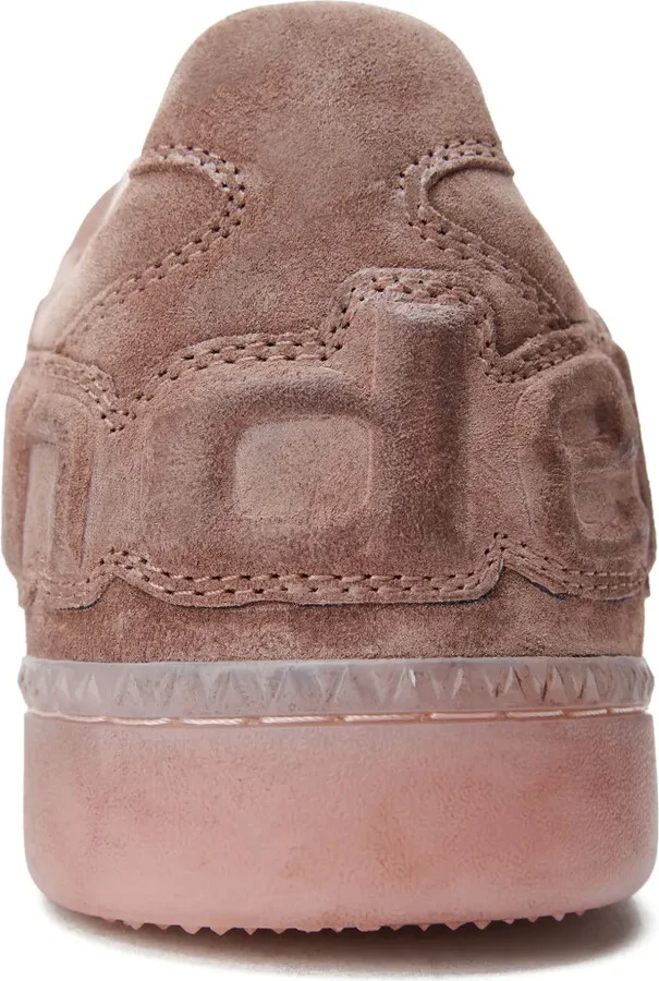Lex logo-embossed suede sneakers - Image 3