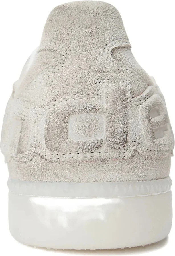 Lex logo-embossed suede sneakers - Image 3