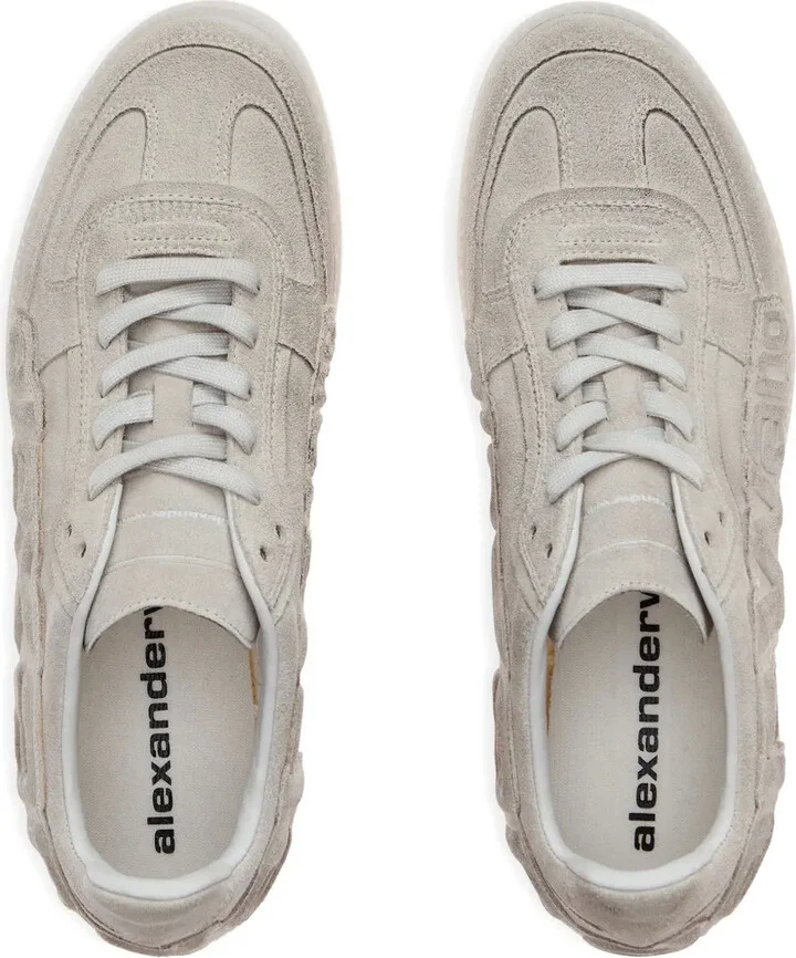 Lex logo-embossed suede sneakers - Image 5