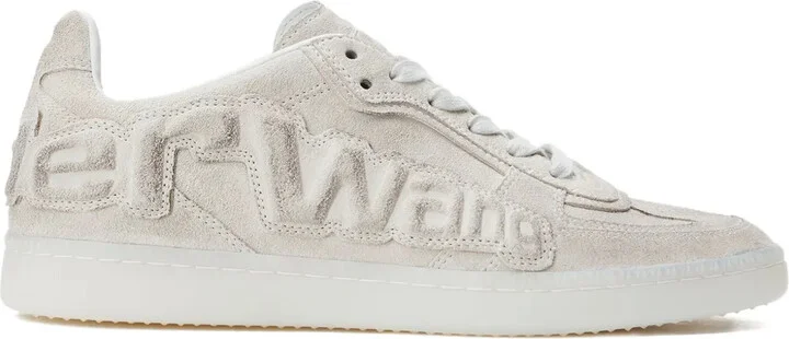 Lex logo-embossed suede sneakers