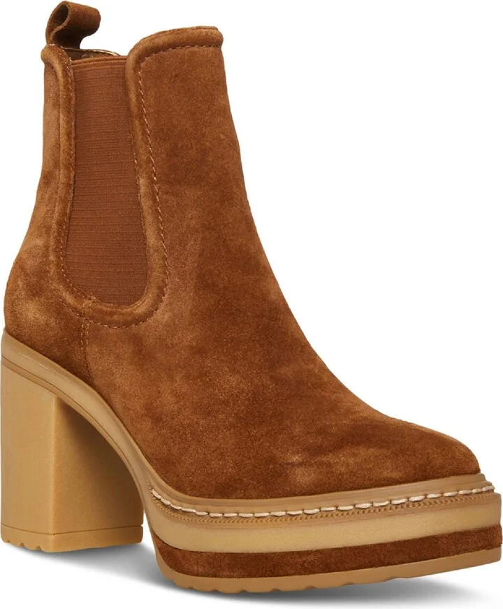 Lexa Womens Suede Chelsea Booties