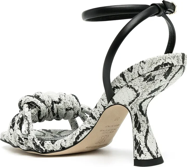 Lexi 75mm knotted high-heel sandals - Image 3