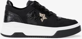 Lexi Embellished Mixed-Media Sneaker - Image 3