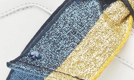 Lexi Glitter Ribbon Sneaker - Image 7