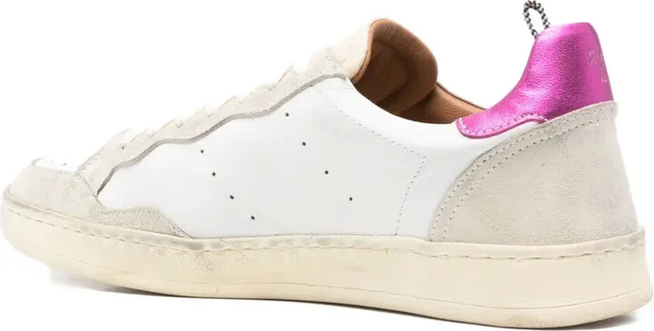 Lexi leather panelled sneakers - Image 3