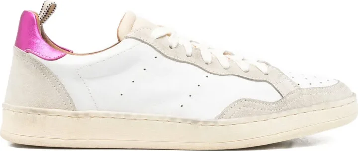 Lexi leather panelled sneakers