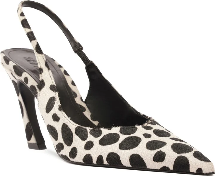 White/ Black Calf Hair