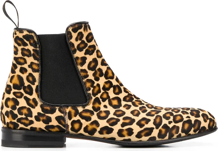 Lexi zebra print chelsea boots