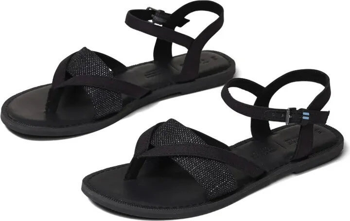 Lexie "Black" flat sandals - Image 2