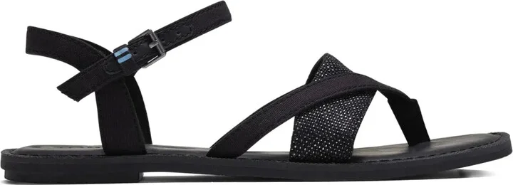 Lexie "Black" flat sandals