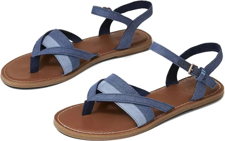 Lexie "Navy Denim Mix" sandals - Image 2
