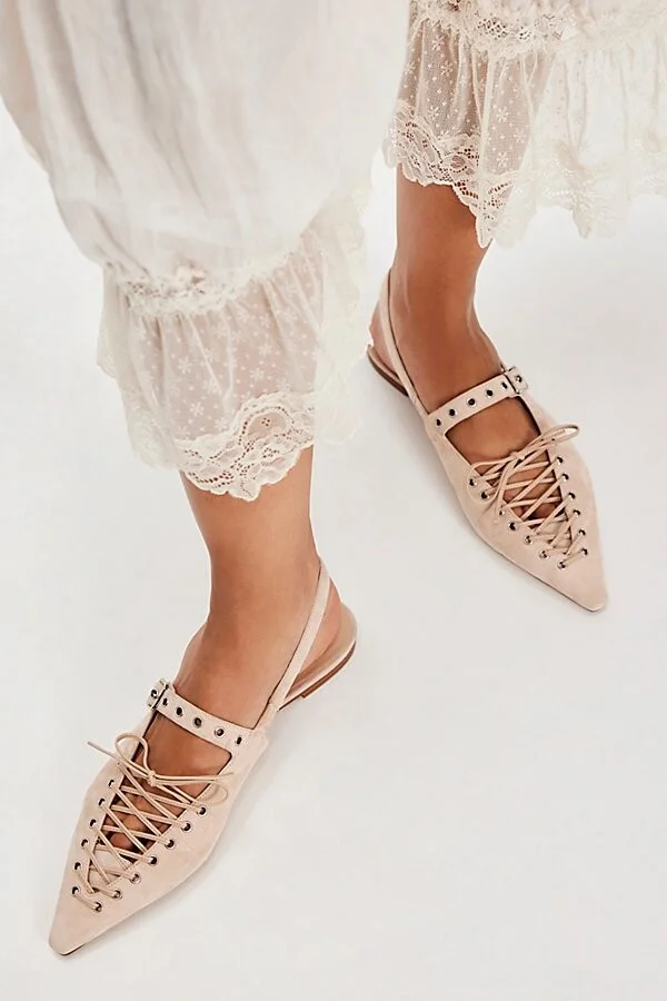 Lexii Laced Flats - Image 2