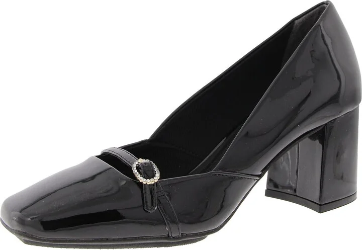 Lexington Womens Patent Lace Up Boat Shoes