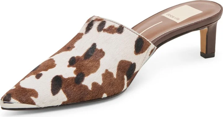 Lexy Pointed Toe Kitten Heel Mule - Image 8