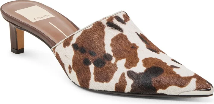 Lexy Pointed Toe Kitten Heel Mule