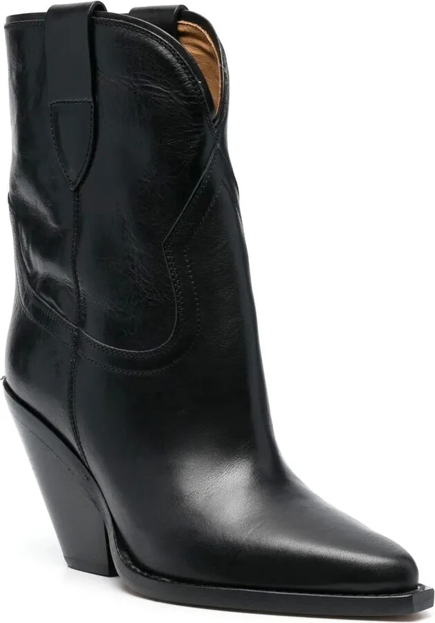 Leyane 90mm leather boots - Image 2